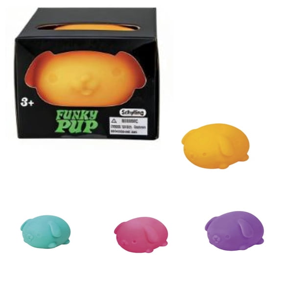FUNKY PUP DOG Fidget Toy PUP DOG Toys Sensory Squishy Novelty Stress Relief Gifts Party Favors Easter Basket Stuffers Sensory Fidget Toys