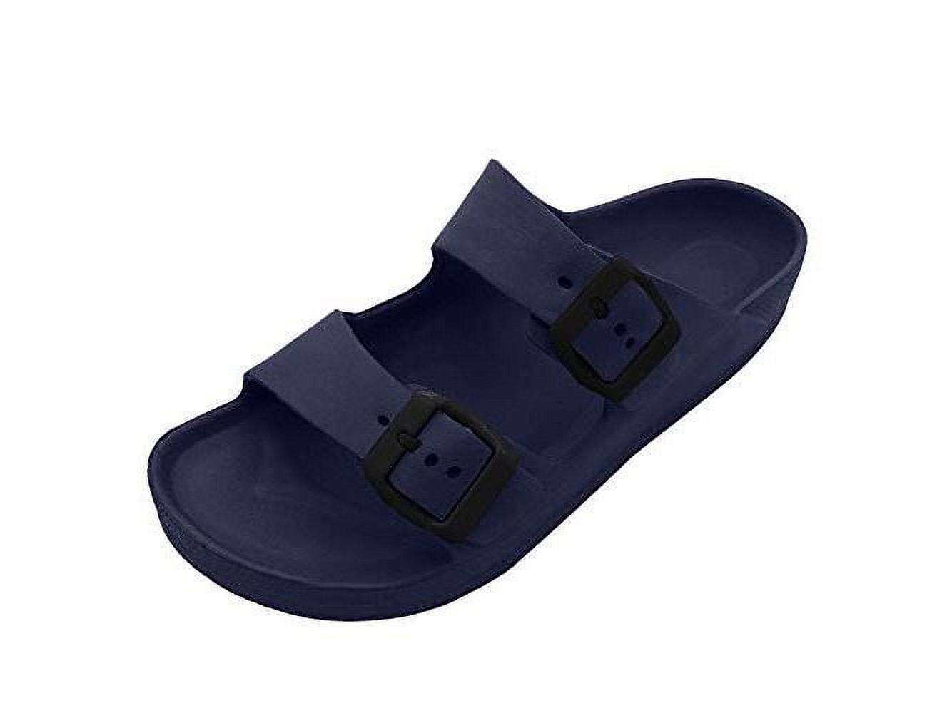 Comfort Slides Double Buckle Amazon Womens Slide Sandals