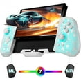 thumbnail image 1 of FUNLAB Nintendo Switch Controller, Ergonomic Joy-Con Grip, RGB/Turbo/Mapping/Hall - Withe, 1 of 10