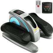 FUNMILY Under Desk Elliptical Machine Electric Seated Pedal Exerciser, Quiet & Compact Mini Elliptical Trainer with LCD Display Monitor and Remote Control, Home Office Leg Exerciser for Seniors,Adult