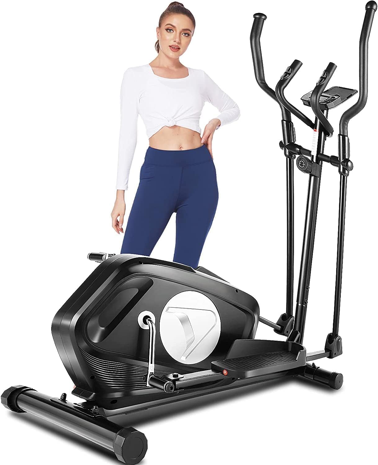 FUNMILY Elliptical Machines, 8 Levels Elliptical Trainers with