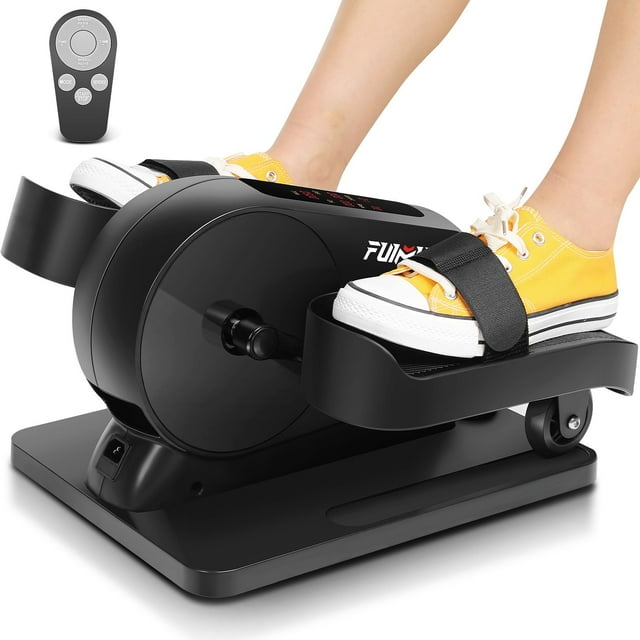 FUNMILY Under Desk Elliptical, 2 in 1 Seated Leg Exerciser for Seniors