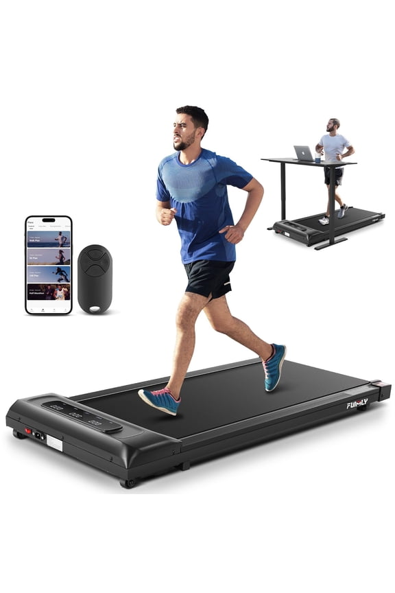 Walking Treadmills for Home, Walking Pad Treadmill with App & Remote Control, Slim & Portable