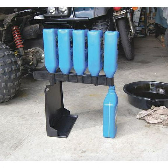 FUNNEL KING 32947 Oil Bottle Draining System,Black,5 qt.