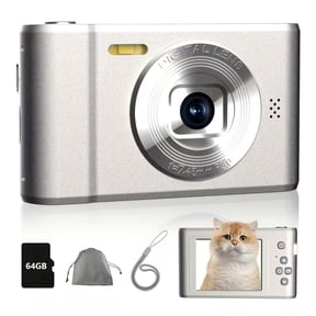 FUNNY PANDA Digital Camera 4K Autofocus Camera,3.8 Inch HD Screen Compact Portable Mini Digital Camera,Compact Portable Point and Shoot Camera for Boys Girls Teens Beginner for Photography