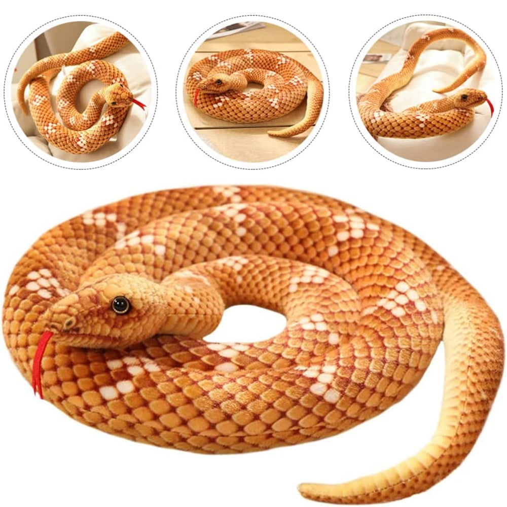 FUNNYFAIRYE Giant Boa Constrictor Large Stuffed Animal Snake Giant
