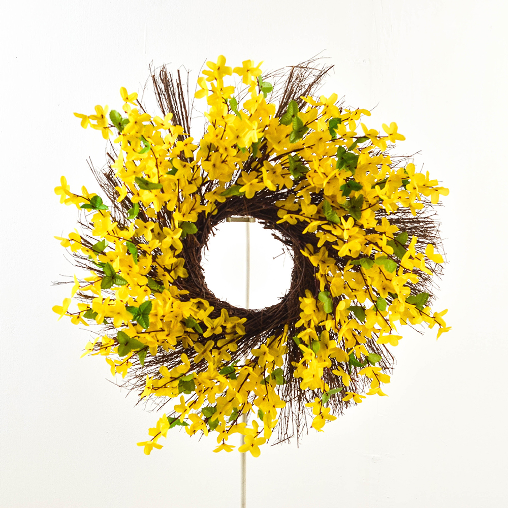 FUNNYFAIRYE Jasmine Wedding Wreath Flower, Christmas Garland Home