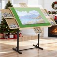 thumbnail image 1 of FUNTOK 2000 Pieces Puzzle Table with 6 Drawers, Adjustable Jigsaw Table in Height Angle Upgraded Stability Easy Sorting for Adults, 1 of 9