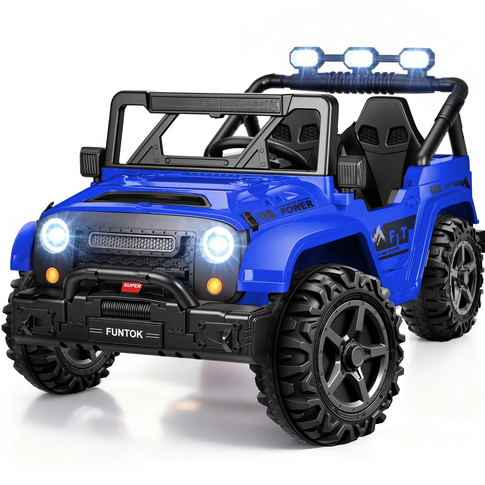 Walmart Ride FUNTOK 24V 2 Seater Kids Ride on Toys w/ 20