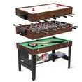 thumbnail image 1 of FUNTOK 3 in 1 Game Table with Air Hockey, Foosball, Pool, 48'' Multi Game Table with All Accessories & Storage, Combo Game Table Professional Level for Adults Kids Family Game Room, 1 of 9
