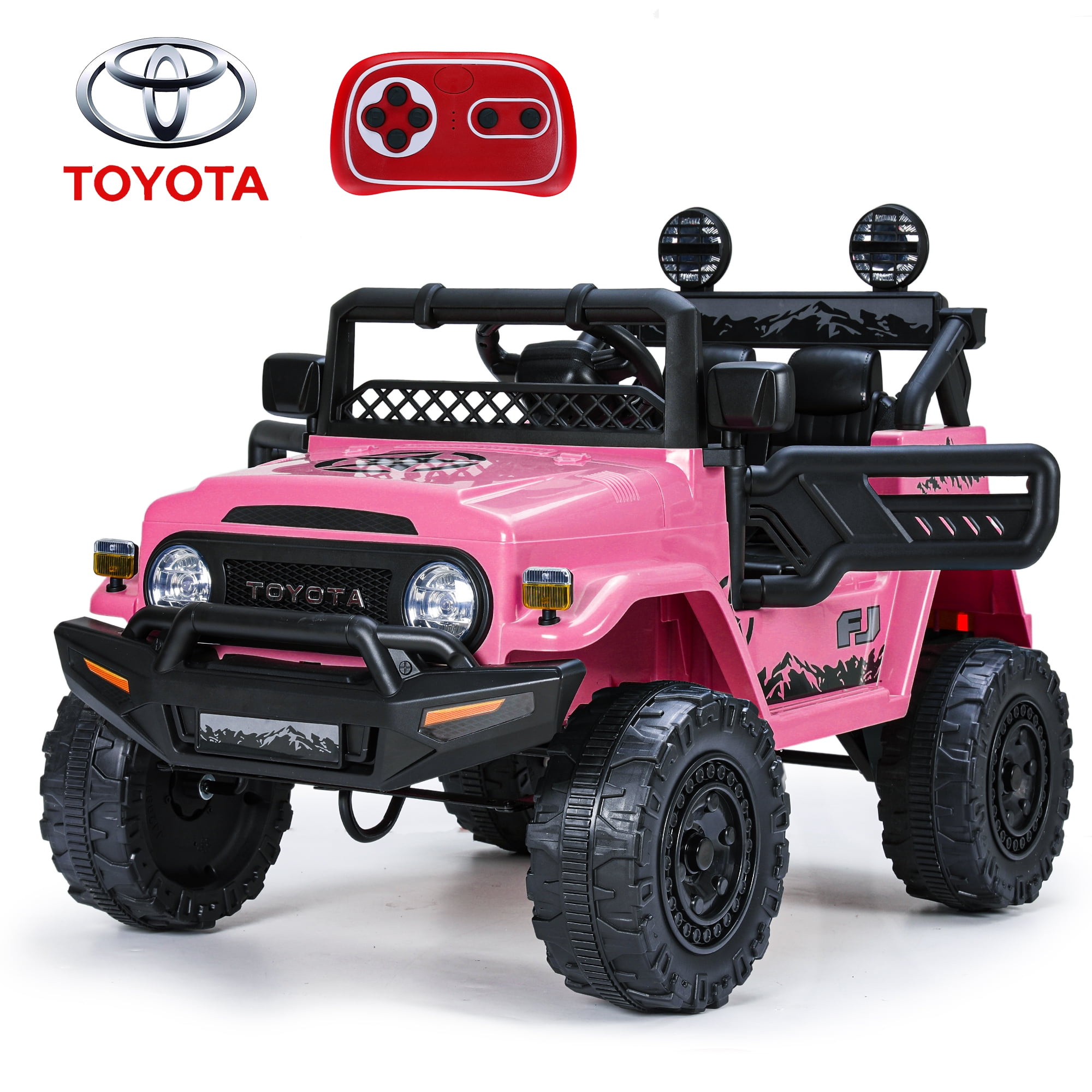 FUNTOK Licensed Toyota FJ Cruiser 12V 7AH Kids Electric Ride on 