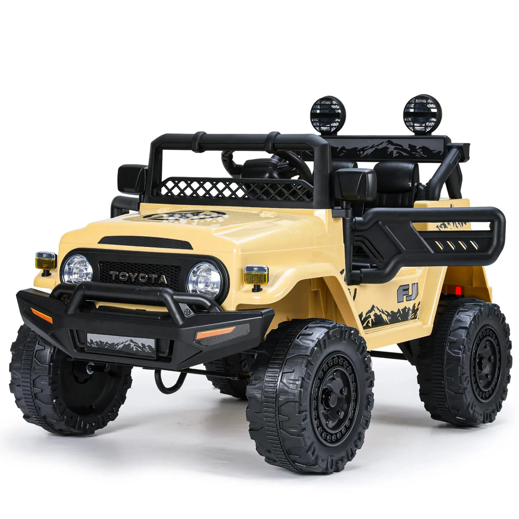 FUNTOK Licensed Toyota FJ Cruiser 12V 7AH Kids Electric Ride