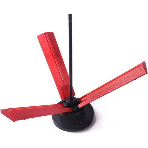 FUNTRESS Fletching Jig with Scale Straight Helix Tower Fletch Tool for DIY Archery Arrows Feathers Vanes