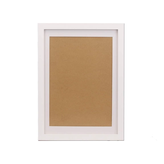 FUNTRESS Large White Picture Frame for Wall Hanging 10x14 Diploma Frame Wooden Living Room Pictures Frame with Mat (10x14 1 Pieces, White)