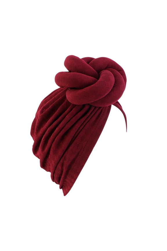 African Headwrap Turban for Black Women Hair Bonnet Hair Wrap Head Scarf Headwrap Hat Women Head Scarf Hat Cap Hair Scarf Turban Head Wrap Turban Hats Headwear Wine One Size