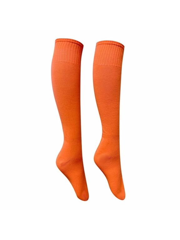 Baseball Or Softball Socks Athletic Soccer Football Sports Socks Over The Calf for Adult Football Long Socks Sport Knee High Large Soccer Rugby Stocks Football Socks for Men Mens Black Footba