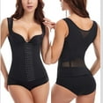 thumbnail image 1 of FUNUONY Big Sale!! Shapewear for Women Tummy Control 2025 Trendy Women Slimming Tummy Tank Top Waist Trainer Shaper Corset Underbust Cincher Bodysuit Vest Black Xl, 1 of 7