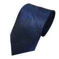 thumbnail image 1 of FUNUONY Ties for Men, Mens Ties Solid Color, Men's Neckties Satin, Formal Tie for Wedding Business Graduation Men's Mens Necktie Tie Tie Striped Classic Woven Wedding Tie Navy One Size, 1 of 1