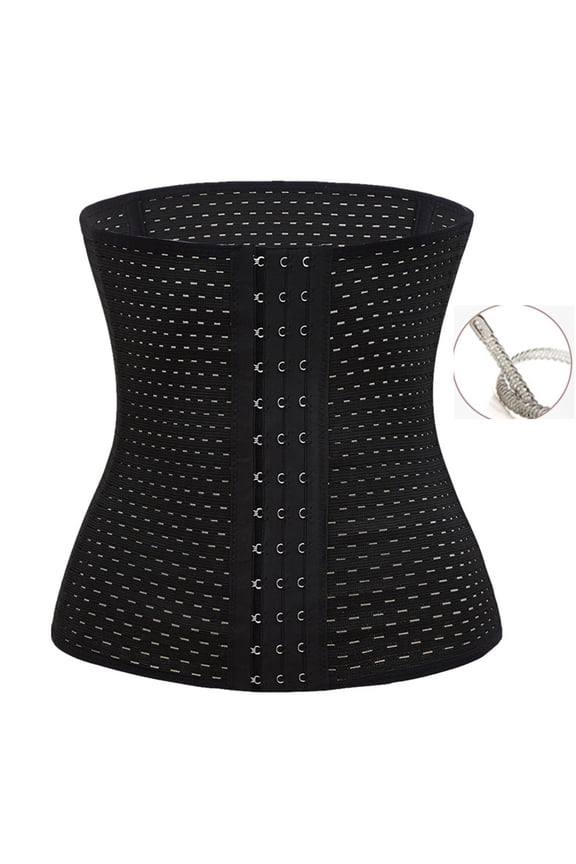 Waist Trainer for Women Belly Fat Shapewear Tummy Control Stomach Girdle Corset Working Out Cinchers Faja Body Shaper Breathable Waist Tummy Girdle Belt Sport Body Shaper Black 4Xl