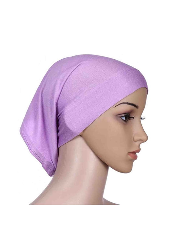 Hijab Undercaps No Slip for Women Islamic Muslim Hijab Cap Scarf for Turban Tube Neck Cover Hijab Cap Chemo Under Scarf Cotton Tube Headband for Women Turban Head Wraps Hijab Scarf for Women