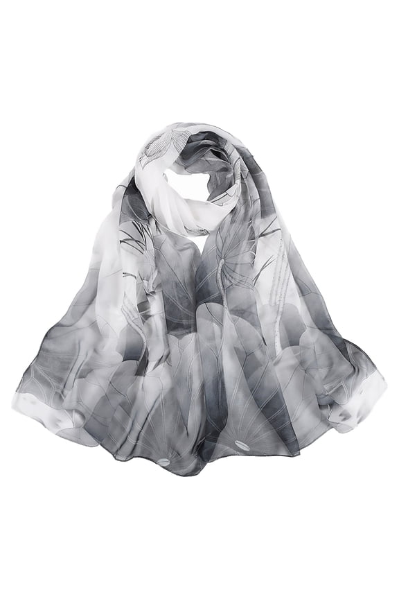 Lightweight Scarf for Women Chiffon Scarf Sunscreen Head Shawls Ultra Thin Scarves Sheer Scarf Fall Winter Fashion Sun-Proof Shawls Beach Silk Wrap-Scarves for Photography Hijab for Women