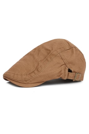 Men's Cotton Flat Ivy Gatsby Newsboy Driving Hat Adjustable Irish Cabbie Ivy Driving Cabbie Hunting Cap Breathable Newsboy Hats for Men Flat Cap Washable Breathable Cap British Retro Forward