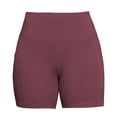 thumbnail image 1 of FUNUONY Scrunch Butt Lifting Seamless Shorts for Women High Waist Tummy Control Workout Biker Shorts Ruched Booty Lifting Leggings Fitness Thin Breathable Sports Pants Wine S, 1 of 7