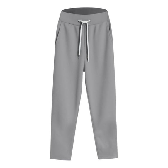 FUNUONY Sweatpants Women Baggy Lounge Pants Workout Gym Active High Waisted Comfy Joggers for Women Fall Clothes 2025 Women's Lightweight Sports Sweatpants for Autumn and Winter Grey Xxl
