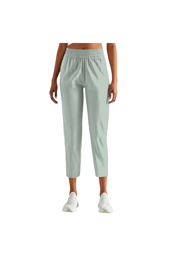 Sweatpants Women Fall Fashion 2025 Baggy Joggers Workout Lounge Lightweight Comfy High Waisted Athletic Sweat Pants Pants with Pockets Sweatpants Travel Athletic Work Pants Light Green L