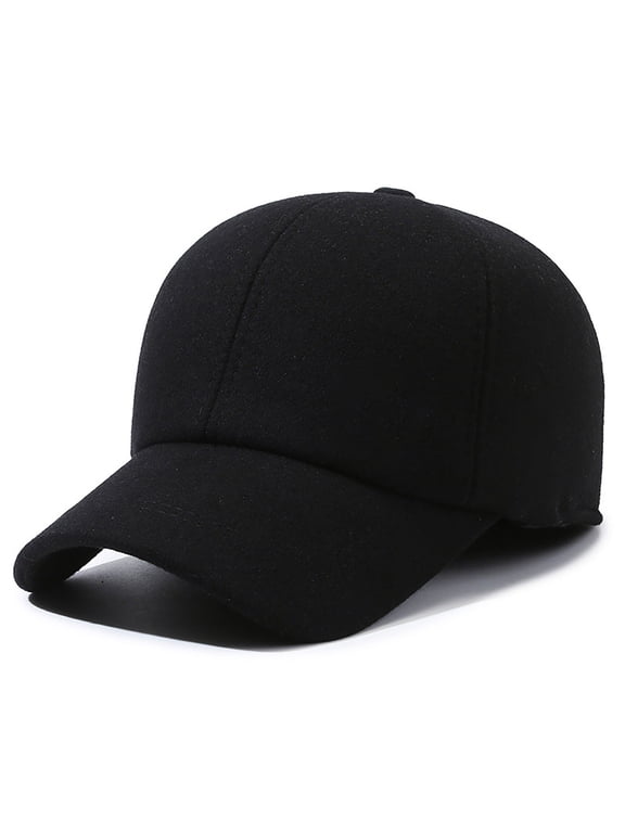 Winter Baseball Cap With Ear Flaps Outdoor Sports Cap Warm Earflap Hat for Cold Weather Trooper Hats Unstructured Tweed Hat Men Breathable Mesh Summer Hat Newsboy Beret Cap Cabbie Flat Cap
