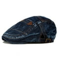 thumbnail image 1 of FUNUONY Women Denim Newsboy Hat Cotton Flat Cap Ivy Gatsby Driving Hunting Gatsby Cabbie Denim Hats for Men Newsboy Hats Flat Cabbie Driving Hat Cotton Dad Cap for Men Women Bu1, 1 of 4