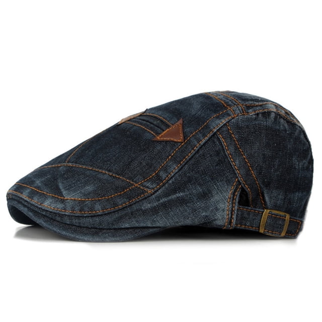 Casquette Plate Denim Meioro Pour Femme Et Homme - Style Gatsby Ivy Rétro, Chasse, Conduite Et Loisirs