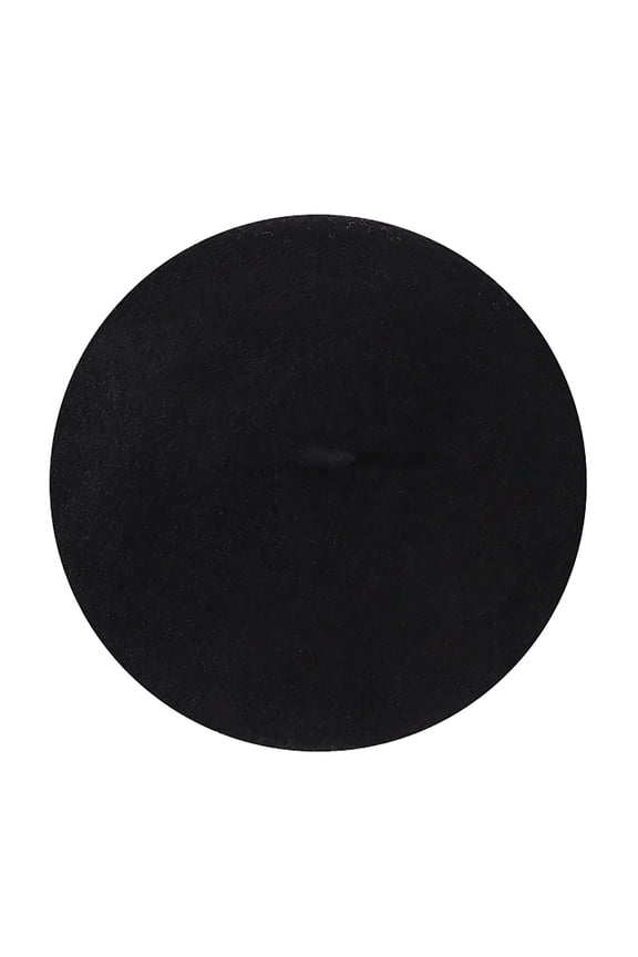 Wool French Beret Hat Solid Color Beret Cap for Women Wool Beret Lady British Vintage Autumn/Winter Korean Version Bud Hat Hipster Literary Day System Everything Black