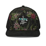 FUNWATER Baseball Cap Black Pattern , Adjustable Outdoor Hat with Mesh