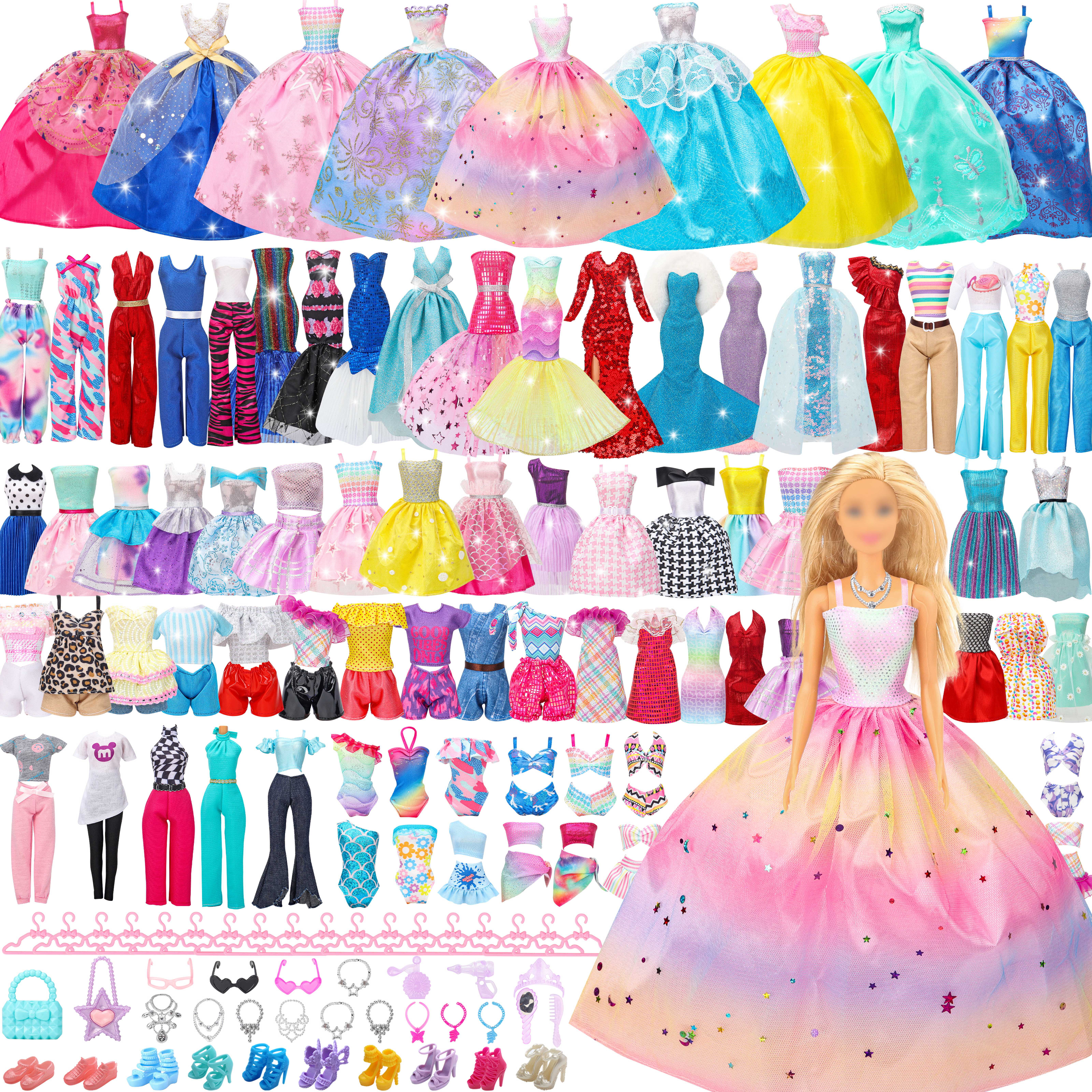 Walmart daily deals:  FUNWEE 11.5 inch Girl Dolls Fashion Sets 70PCS Doll Clothes and Accessories in a Gift Box for Girls Kids Birthday Gift