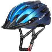 FUNWICT Lightweight Bike Helmet with Visor for Adults Men Women, Adjustable Fit, Breathable Road MTB Cycling Helmet for Ebike Scooter