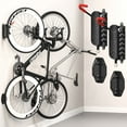 thumbnail image 1 of FUNWICTSwivel Bike Wall Mount Bike Rack Garage Organizer, Vertical Bike Hanger for Bicycle Rotating Wall Rack, Easy Installation with Wheel Hook, 1 of 8