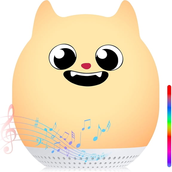 FUNYKICH 2-in-1 Baby Sound Machine & Night Light - 24 Soothing Sounds, Rechargeable Portable White Noise for Sleeping, Travel, Nursery