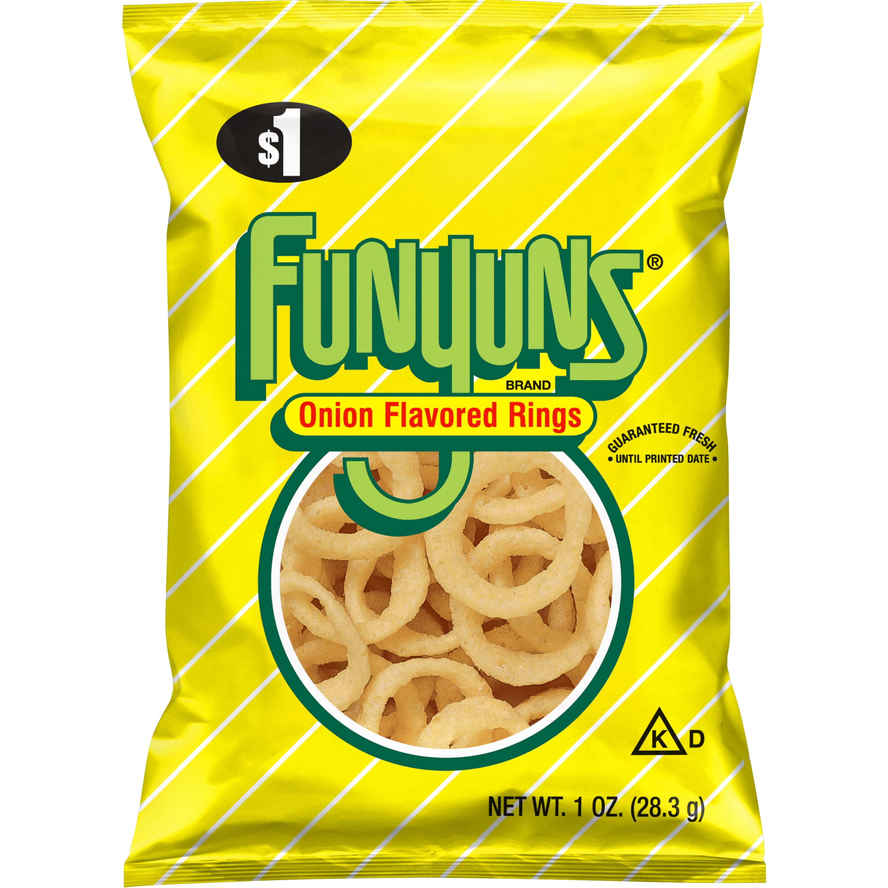 Funyuns Onion Flavored Rings Snacks, 1 oz Bag