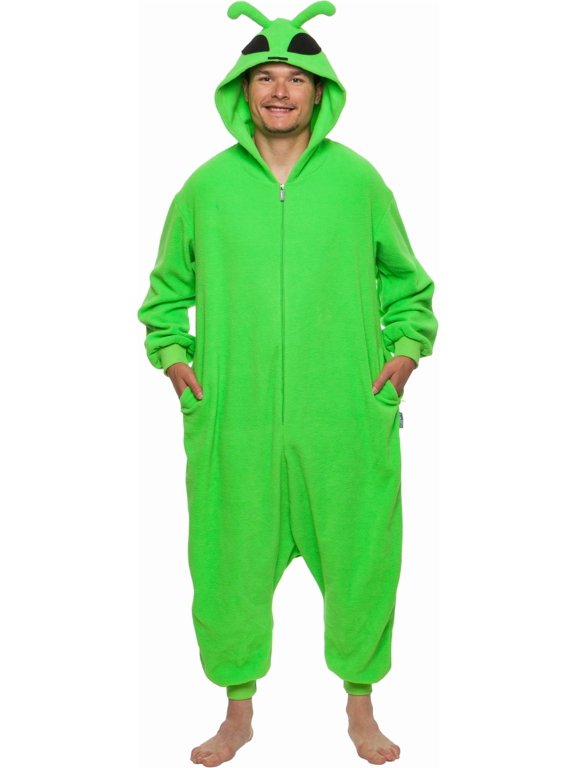- Alien Men's Novelty Union Suit Costume for Halloween - Green, Large