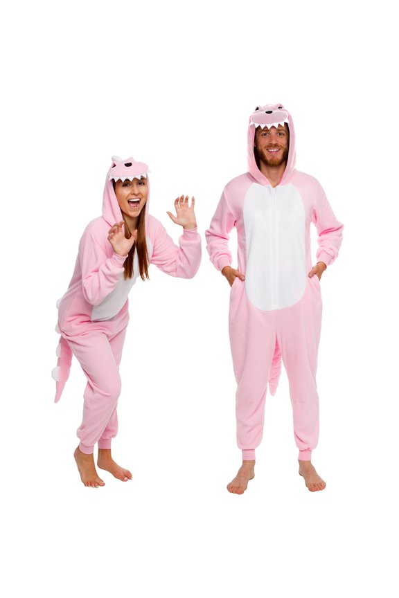- Dinosaur Slim Fit Adult Unisex Novelty Union Suit Costume for Halloween - Small