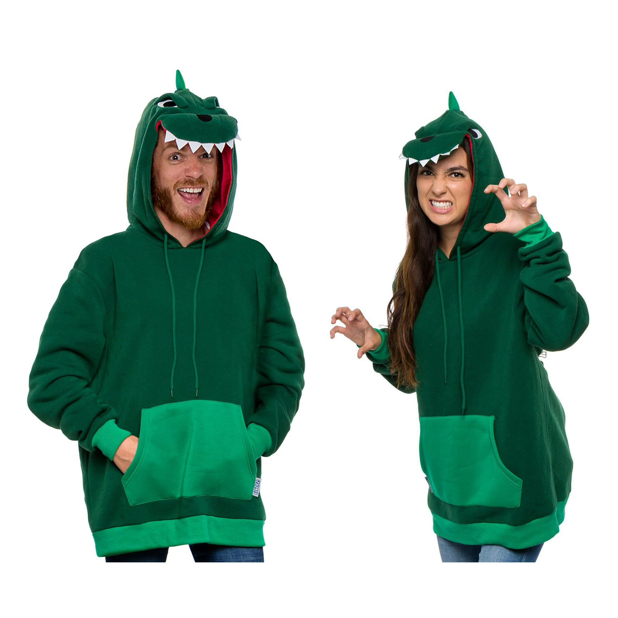 green dinosaur hoodie