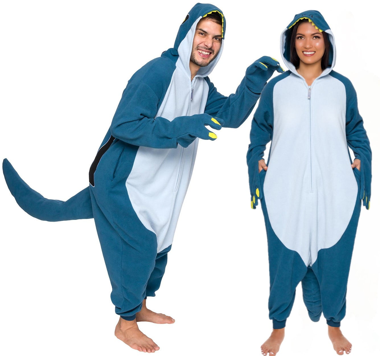 FUNZIEZ! - Velociraptor Adult Unisex Novelty Union Suit - XX Large