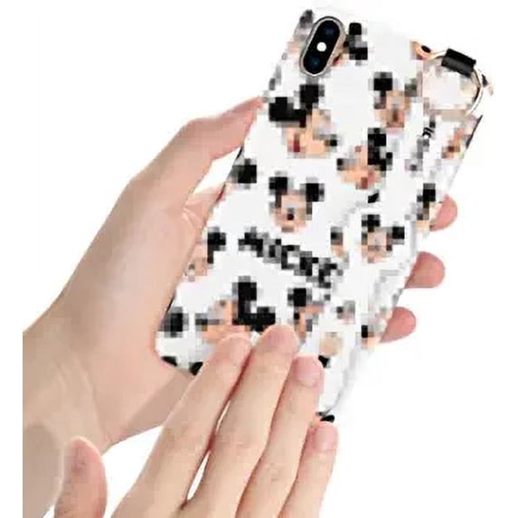 FUO Phone Case Cute Cartoon Pattern Design Anti-Fall Protection Phone Cover Compatible with iPhone Xs Max (03)