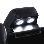 FUOROLA Max Power Recliner Living Room Set Black