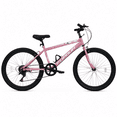 thumbnail image 1 of FUPOJH 24" Mountain Bikes for Teens,7 Speed,V Brakes,off Road Tires,Unisex,Pink, 1 of 10