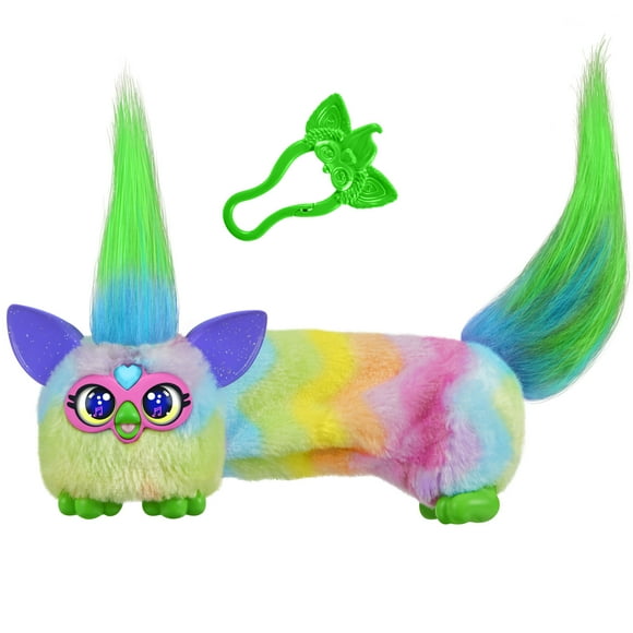 Furby DJ Furblets Can-Dee-Swirl Mini Electronic Plush Toy for Girls & Boys 6+