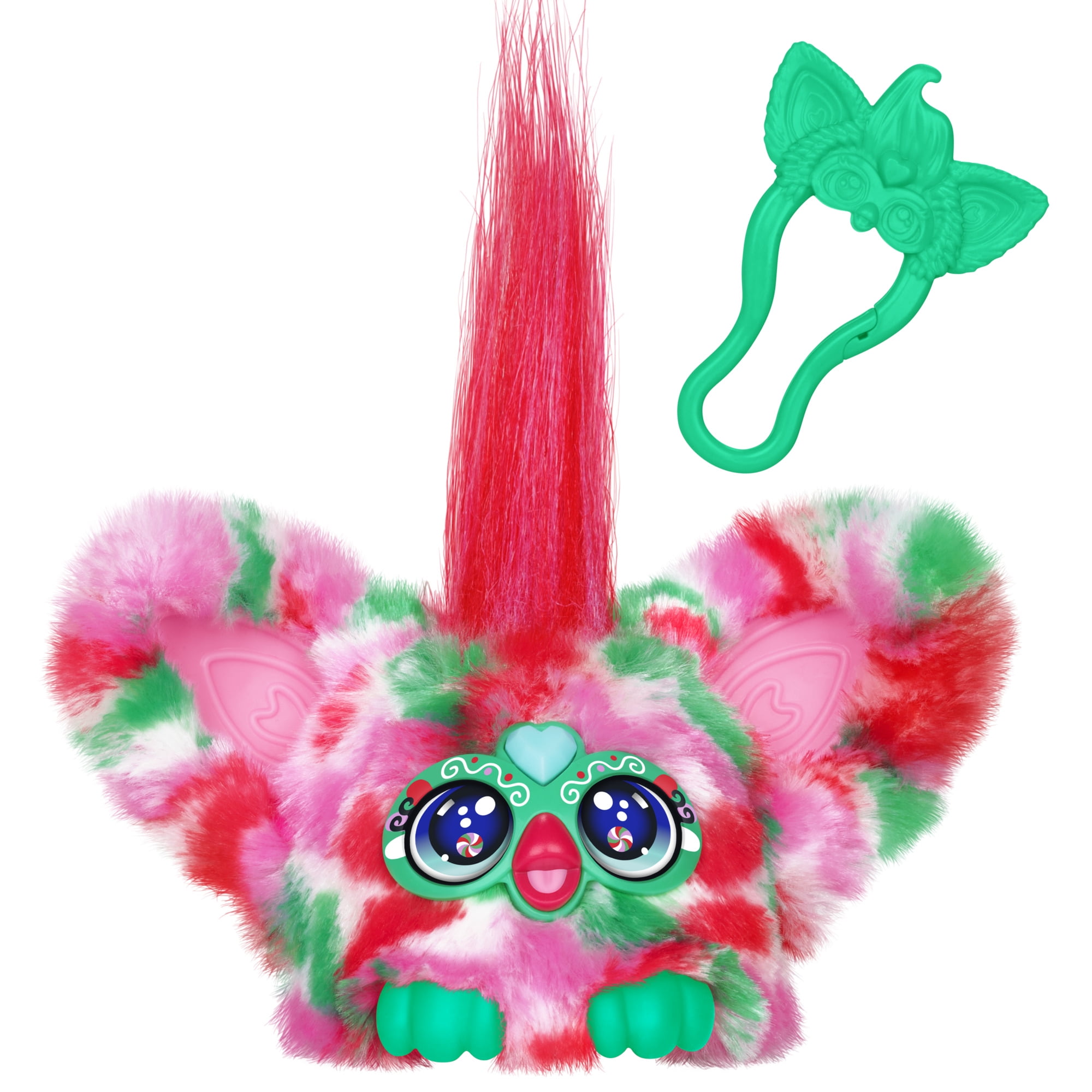 Furby Furblets Pep-Mint Mini Holiday Friend, Electronic Plush Toy ...