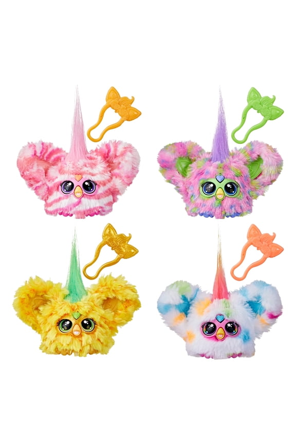 Furblets 4-pack Mini Electronic Plush Toys for Kids 6 and up