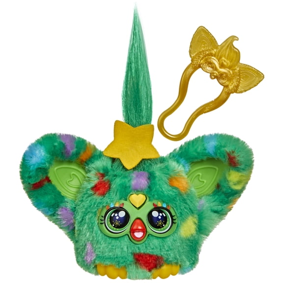 Furby Furblets Bright-Bell Holiday Edition Mini Electronic Plush Toy for Girls & Boys 6+